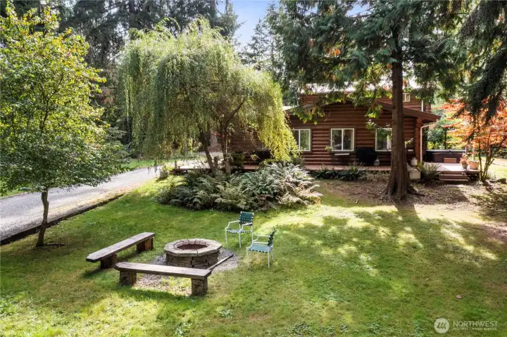 Yard and Firepit