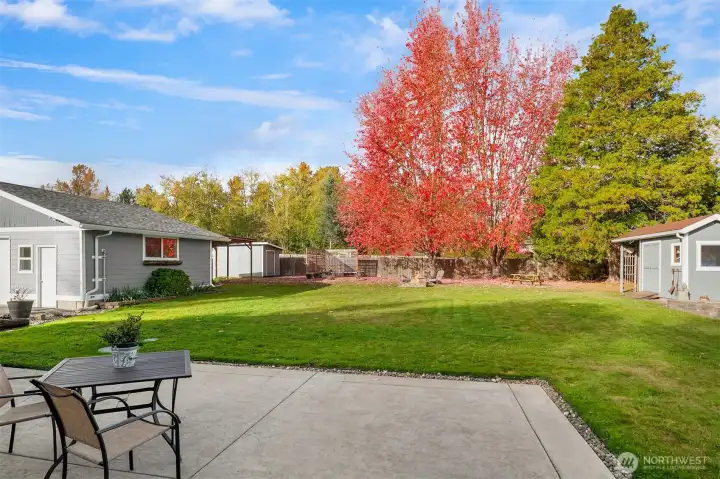 Upgraded patio space for guests and entertaining!