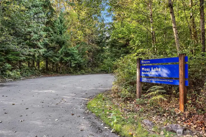Moss Lake Park entrance