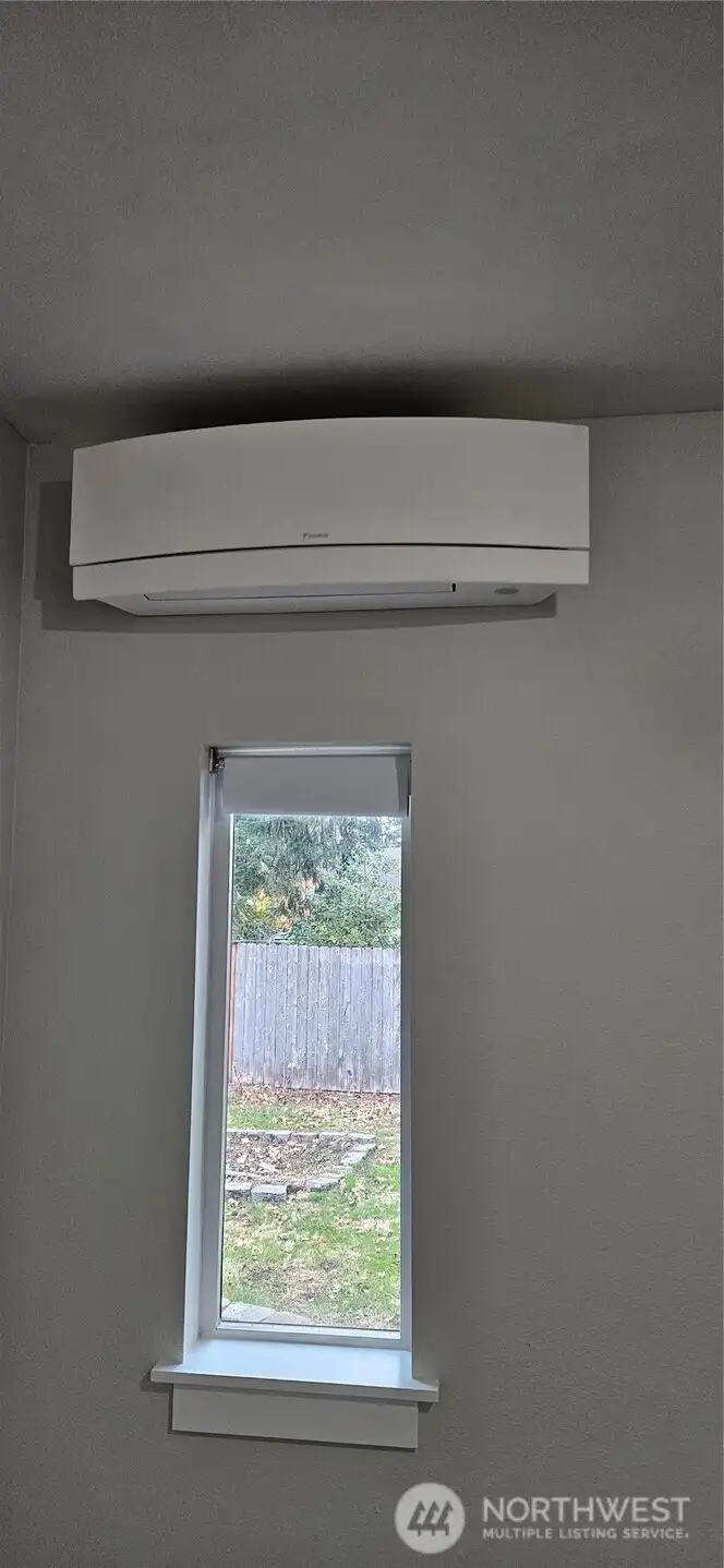 Main floor bedroom ductless mini-split