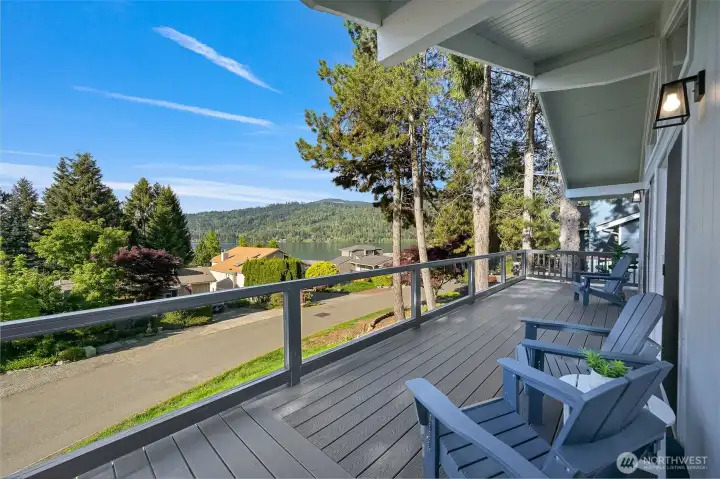 49 N. Point Dr. offers an elevated lifestyle overlooking Lake Whatcom with a blend of water views, mature evergreens, and surrounding natural beauty.