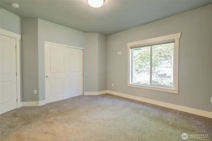 Ample closet space