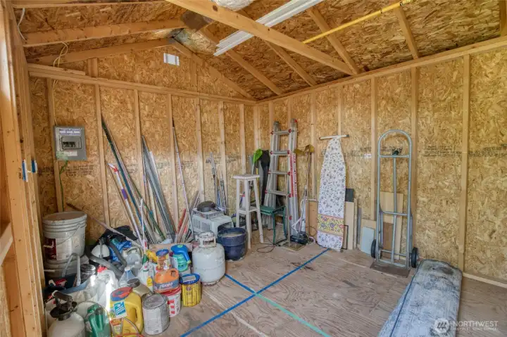 Outbuilding with ample storage space