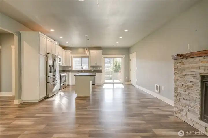 Greatroom and open floor plan