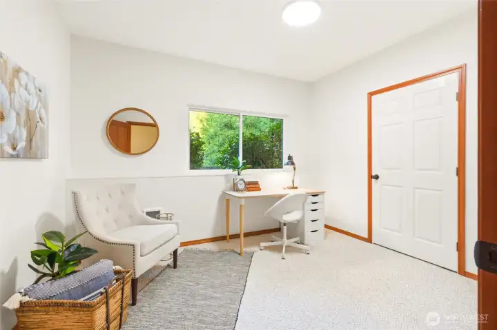 Office/den space on the lower level.