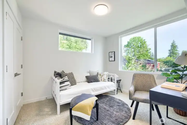 Third bedroom offers more options.