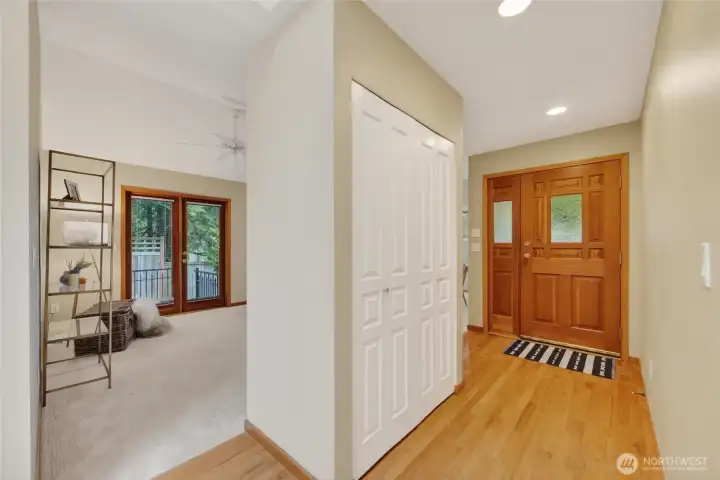 The minute you enter the home, you will notice the attention to detail and realize that it was custom built for the seller.