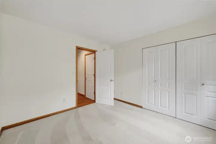 The 3rd bedroom is also large in size and privately situated.