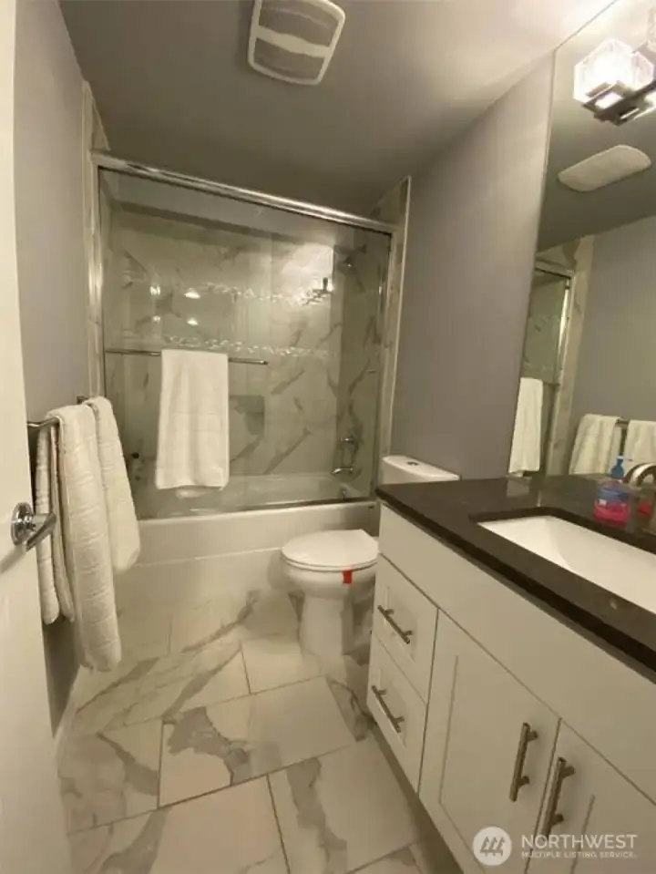 Unit A second bedroom full bath