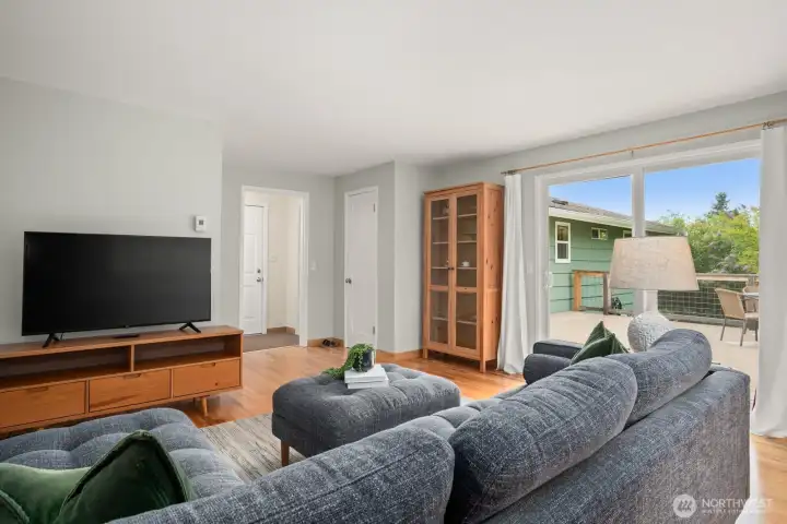 Could potentially add a door to make a grand primary suite