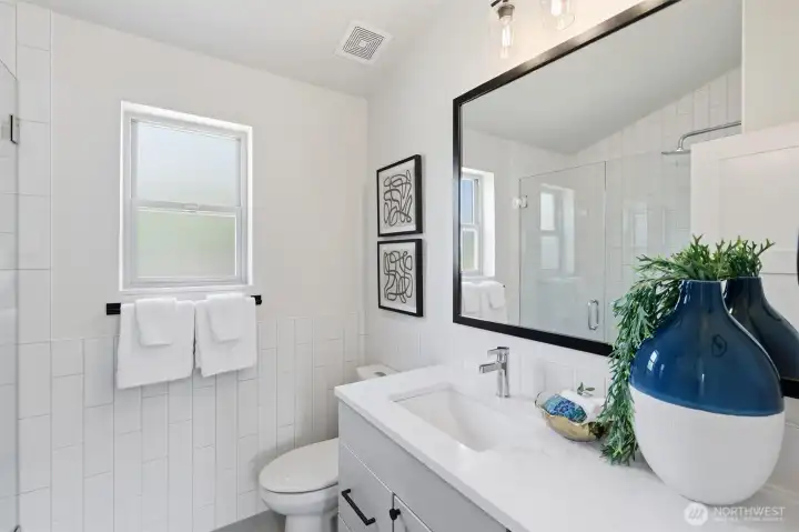 Primary bathroom Primary bathroom