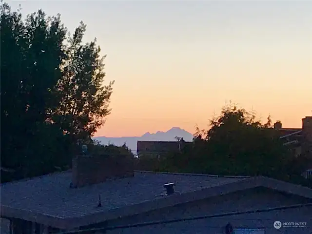 Mt. Baker on a clear day from primary suite.