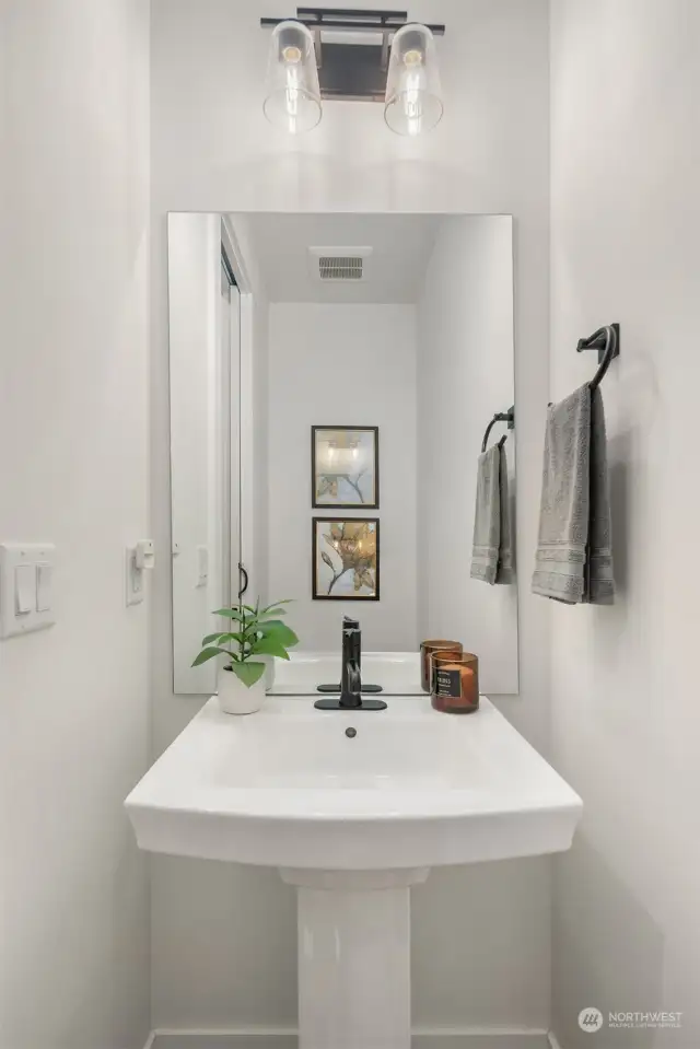 Main floor powder room.