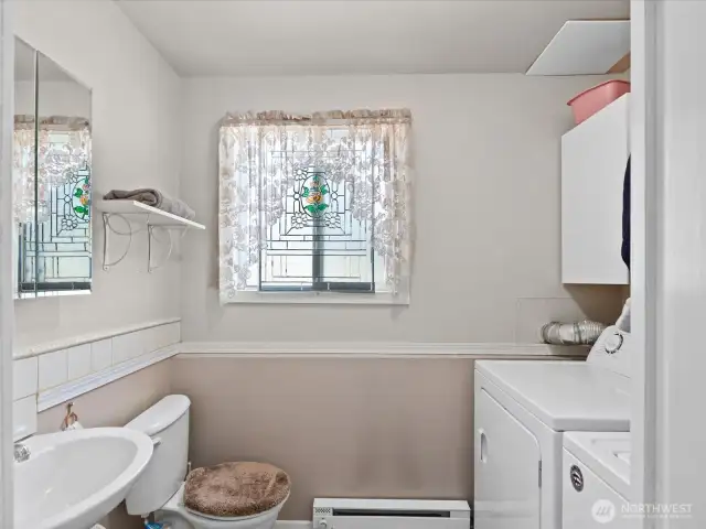 1/2 BA and Laundry Downstairs
