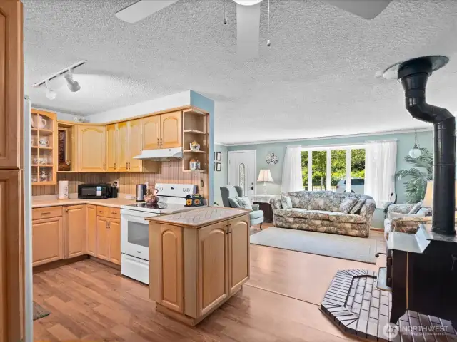 Kitchen just off Living Room