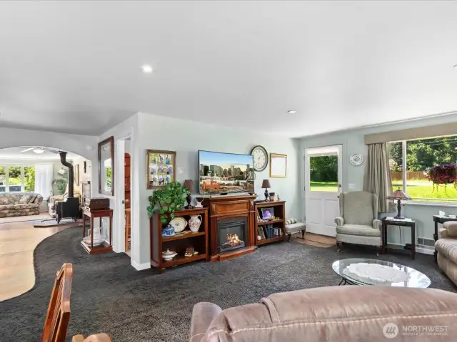 Sunny Bonus Room with Second Exterior Door