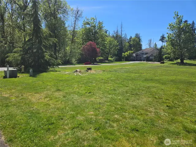 Large home to the South on acreage.