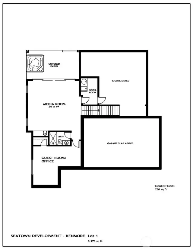 Floor Plan- Lower Level