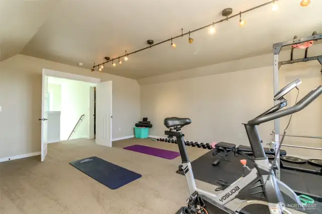 Huge third floor bonus room with tons of lighting