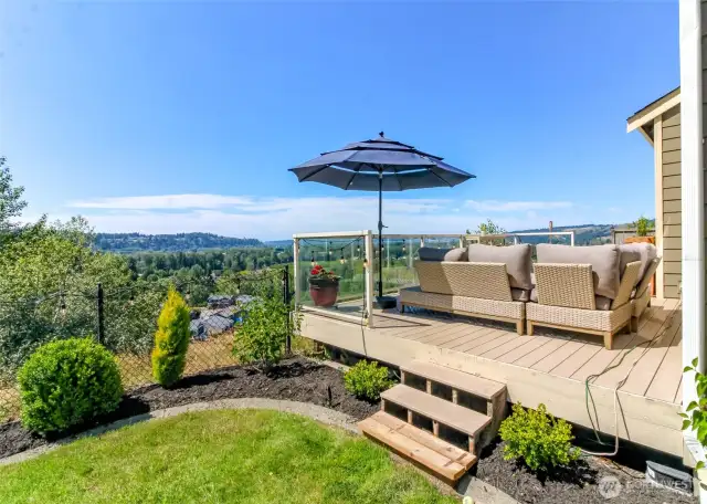 This is the spot! With this deck and view you may never want to come inside :)