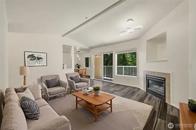 Living Room "virtually staged"