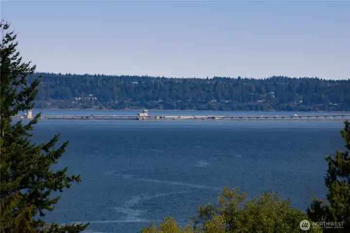 The bridge was out today, but the mountains were covered in haze. When the mountains are out they are stunning!