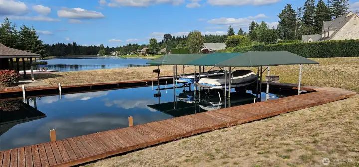 Boat launch are