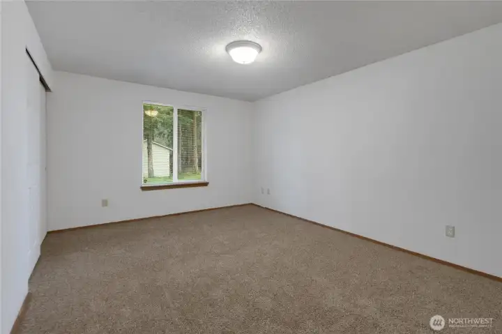 (2nd) bedroom offers brand-new carpeting and generous closet space