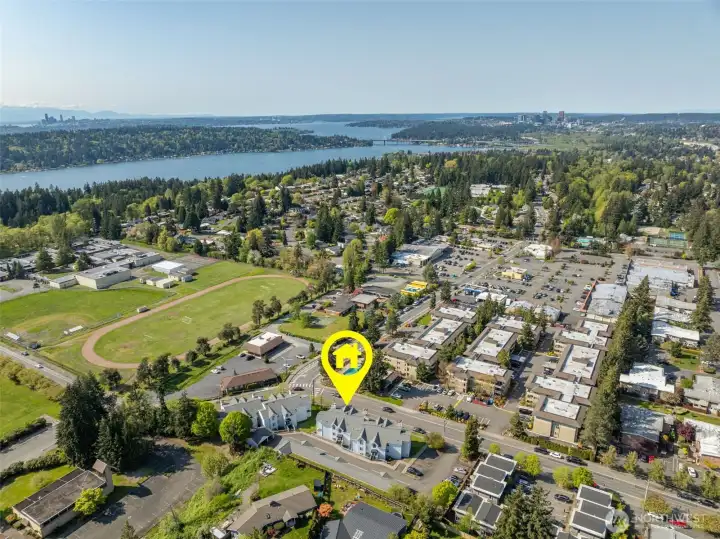 HOA covers water, sewer and garbage.