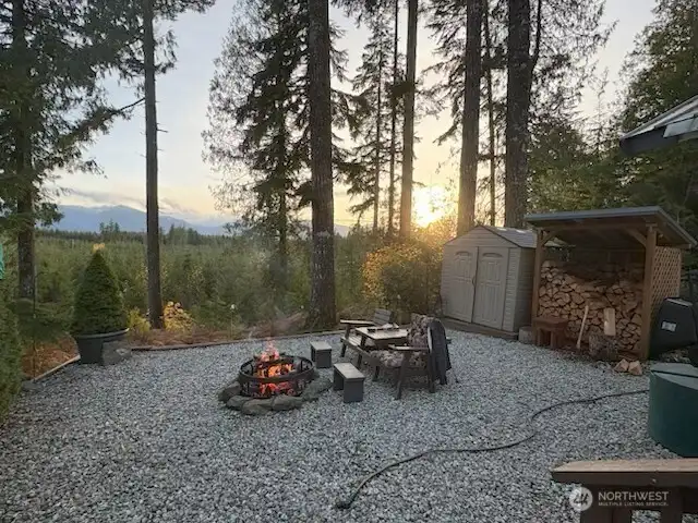 Sunset from your backyard