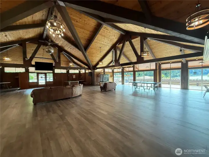 Great space at the clubhouse