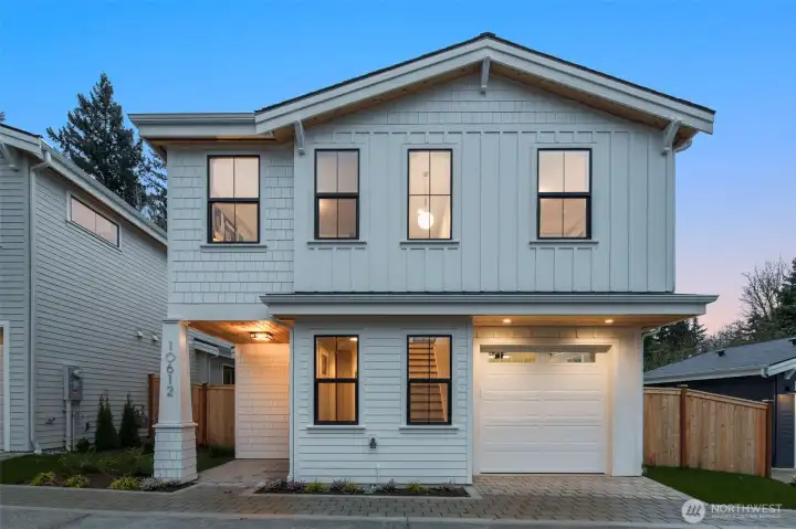 A beautifully built craftsman-style home.