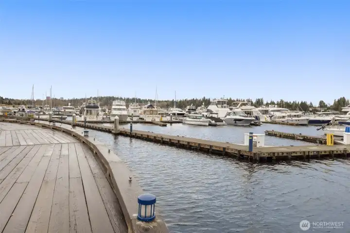 Carillon Point Marina.