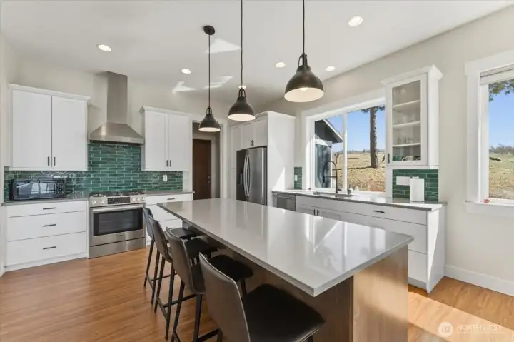 Open Concept Kitchen with Island