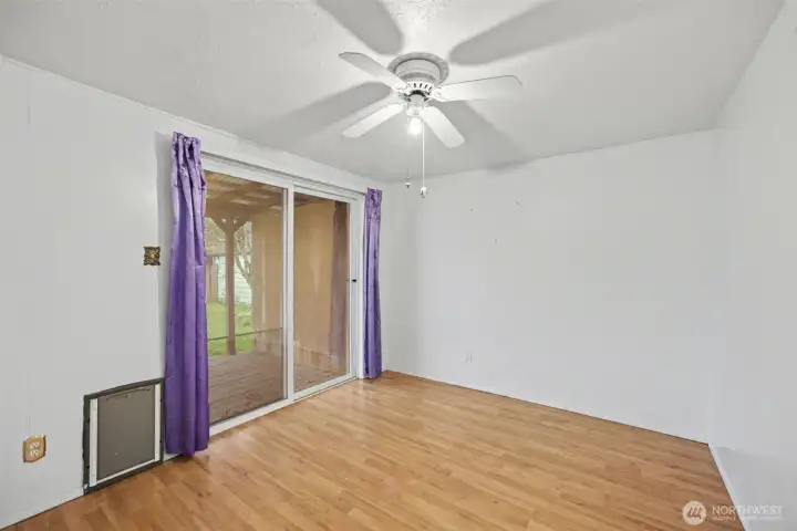 Bedroom on main floor.