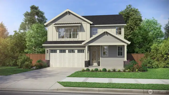 Madison elevation D Modern Farmhouse - for rep purposes only. Colors may vary.