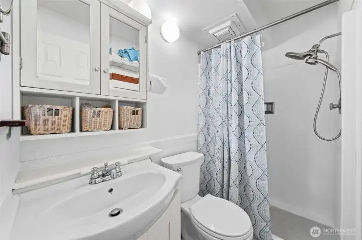Private ¾ bath off the primary bedroom.