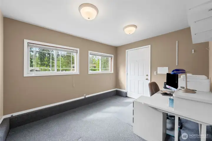 Private office space with separate exterior entry.