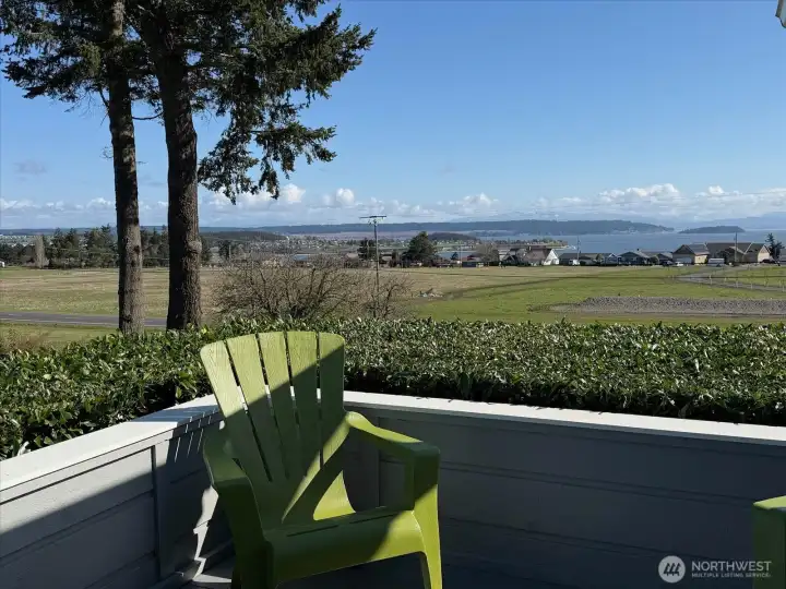 Main home view deck off the dining area
