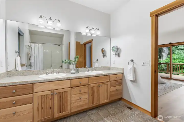 The primary bedroom provides a comfortable retreat with abundant natural light and convenient access to the ensuite bath. The primary bedroom provides a comfortable retreat with abundant natural light and convenient access to the ensuite bath.