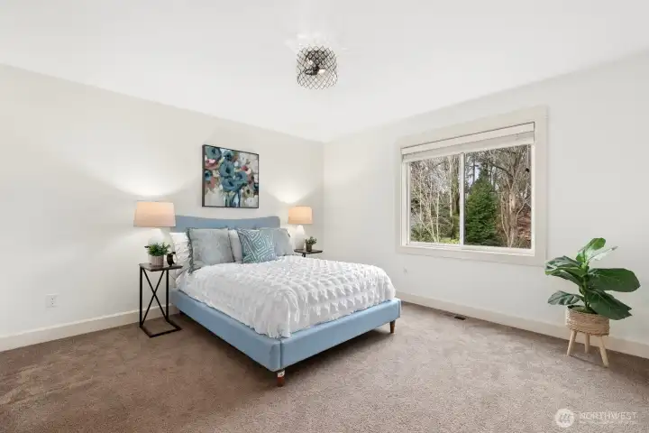Upstairs bedroom with ensuite