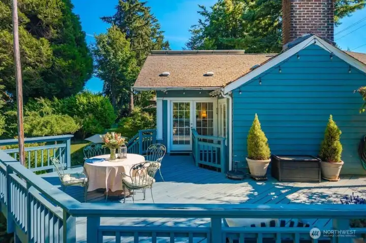So many holidays have been celebrated at this cherished view home.