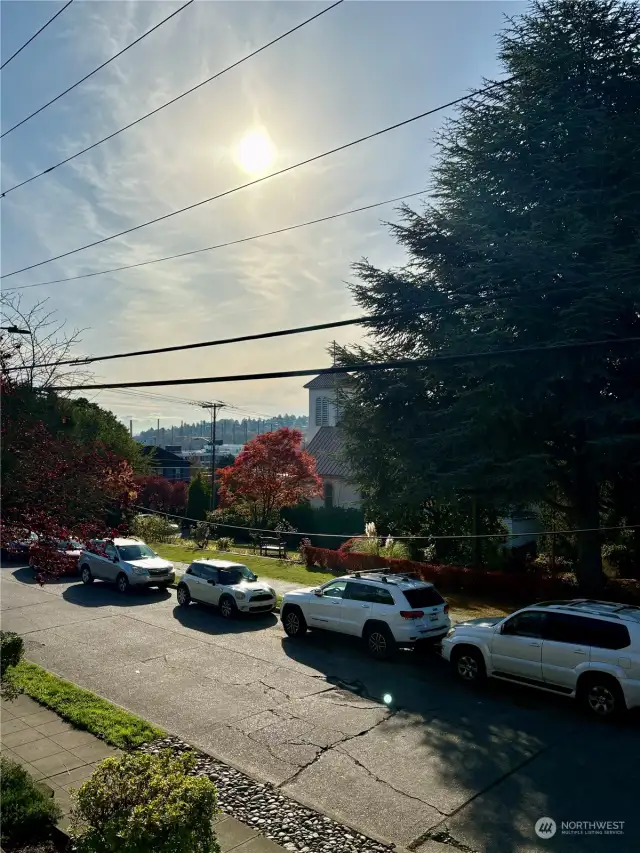 View from the west facing decks.