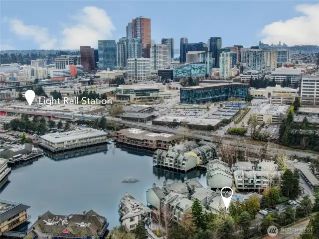 Close to the Light Rail Station and downtown Bellevue.