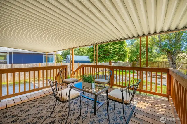 Lovely patio area to dine or relax.