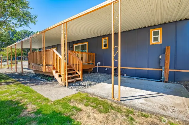 Another covered patio area
