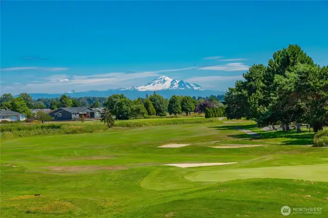 Mount Baker views are amazing from the Village!