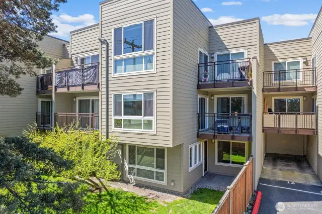 A110 is Ground Floor unit in center of this pic