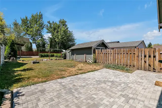 Large patio perfect for BBQ!