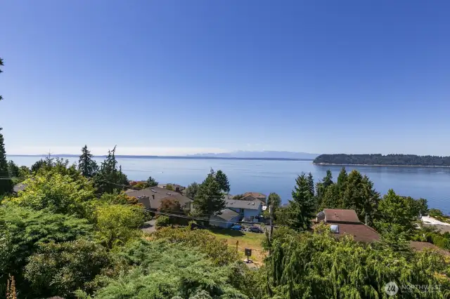 The view from the primary bedroom private view deck.